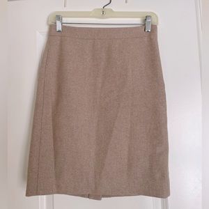 J Crew wool pencil skirt sz 00 NWT